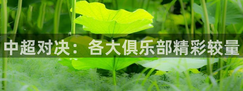 857足球赛事直播：中超对决：各大俱乐部精彩较量